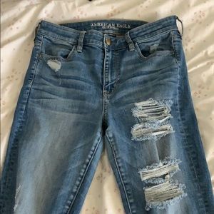 American Eagle AEO Ripped Skinny Jeans